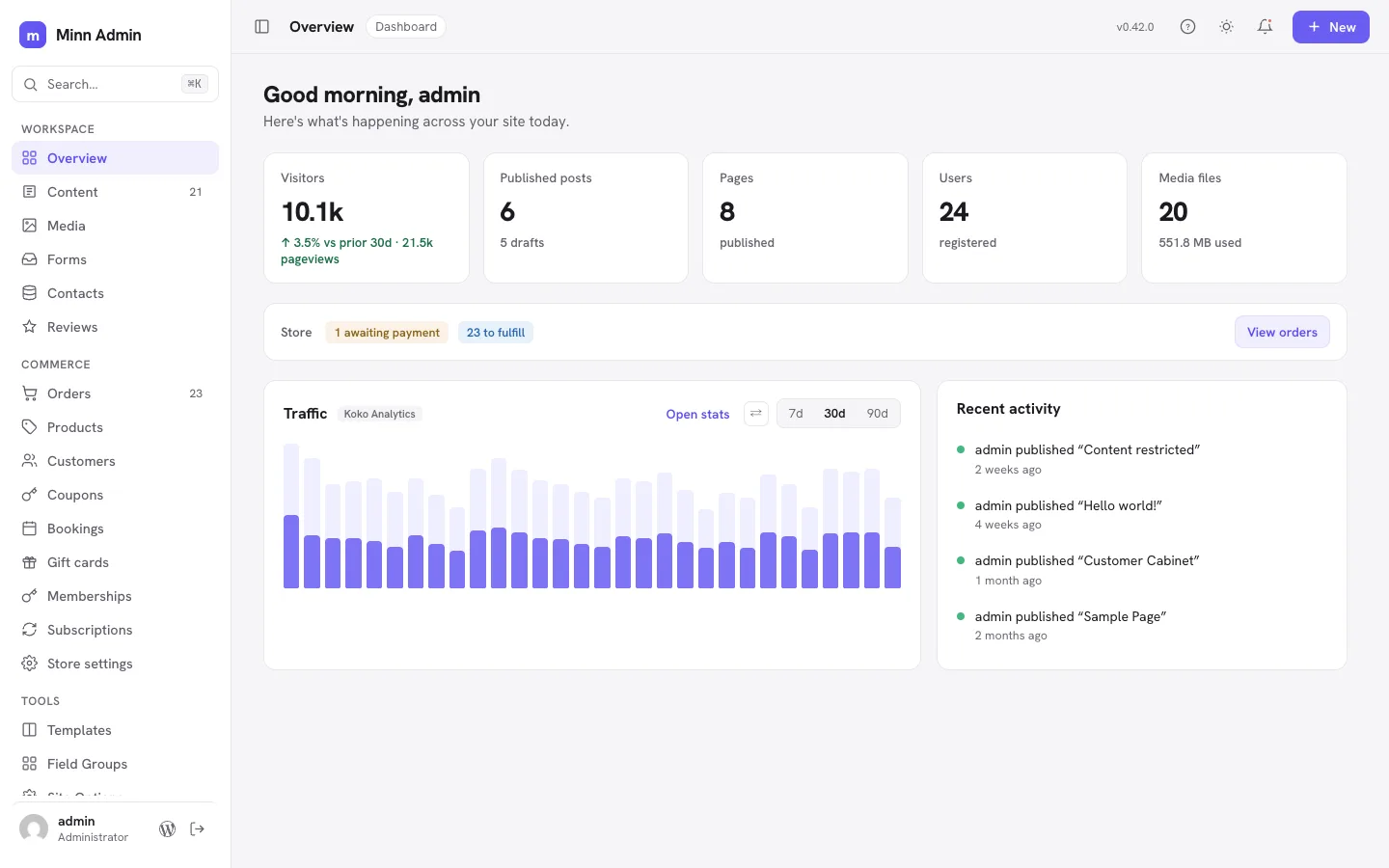 Light theme